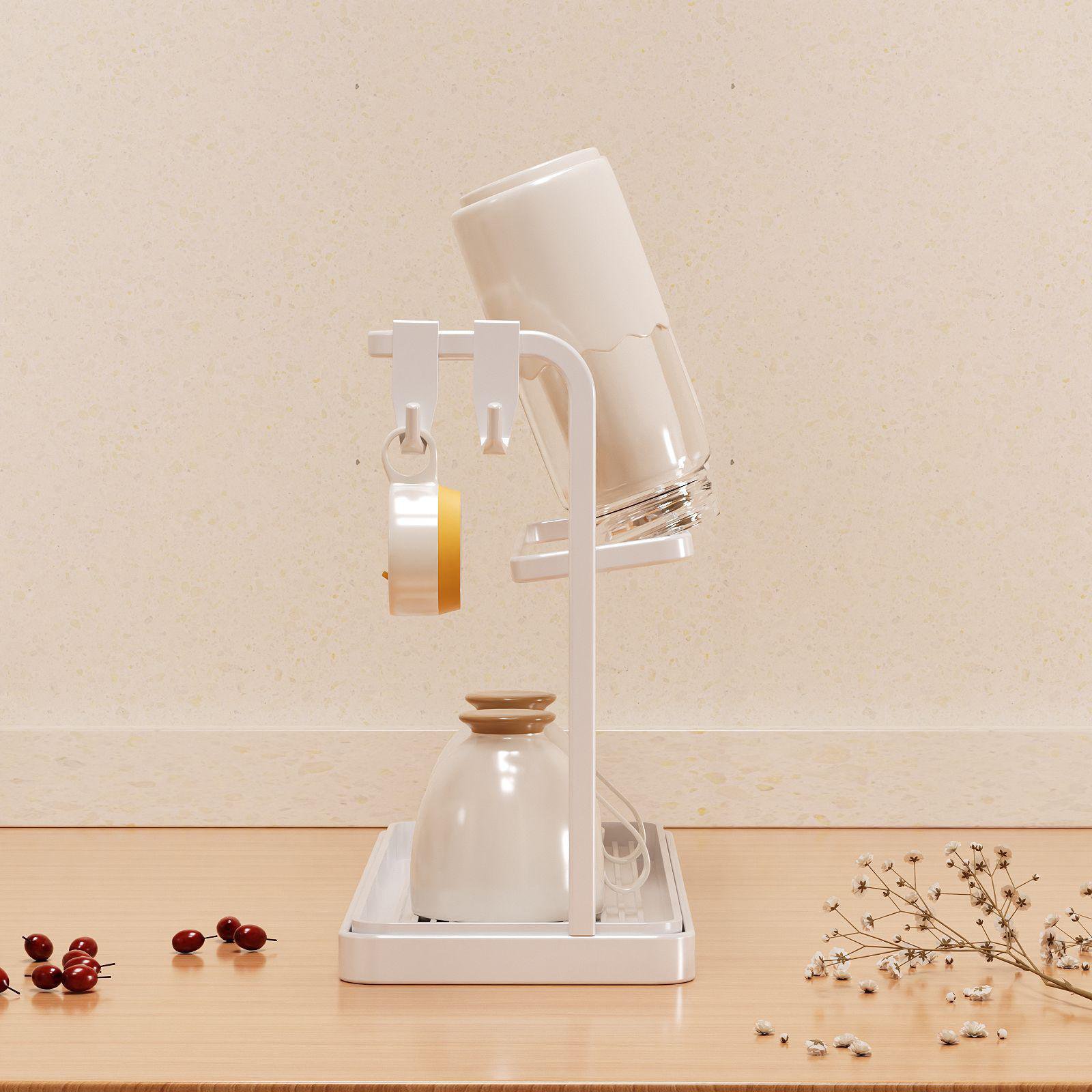 水切り茶器収納用二層カップホルダー