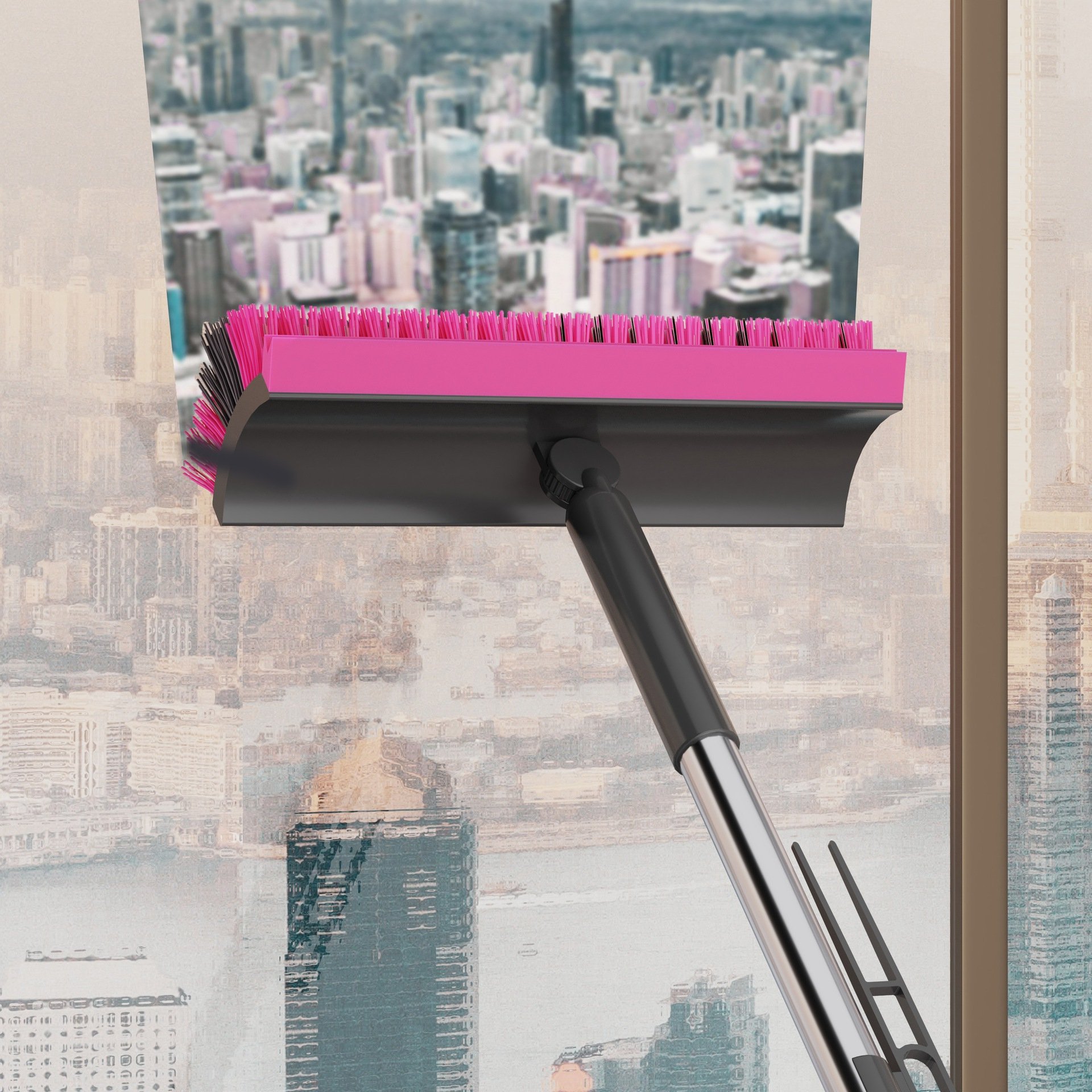 Cepillo ergonómico para limpiar suelos y muebles