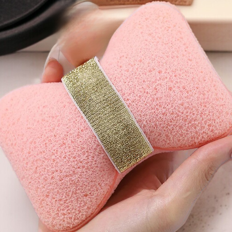 양면 샤워볼로 피부 자극 없이 샤워