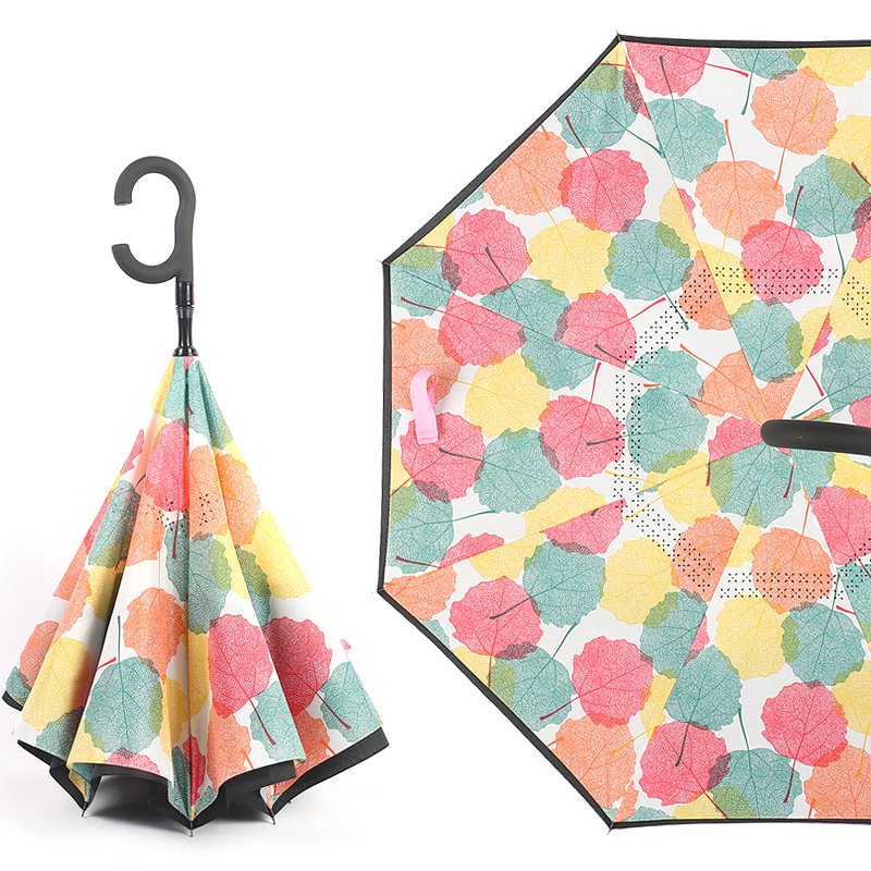 Windproof Double Person Automatic Reverse Umbrella for Men and Women