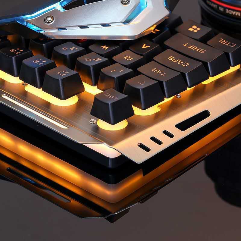 Fabrik-Direktverkauf Jingdi V1 mechanische Tastatur und Maus-Set, Notebook-Desktop, kabelgebundene G