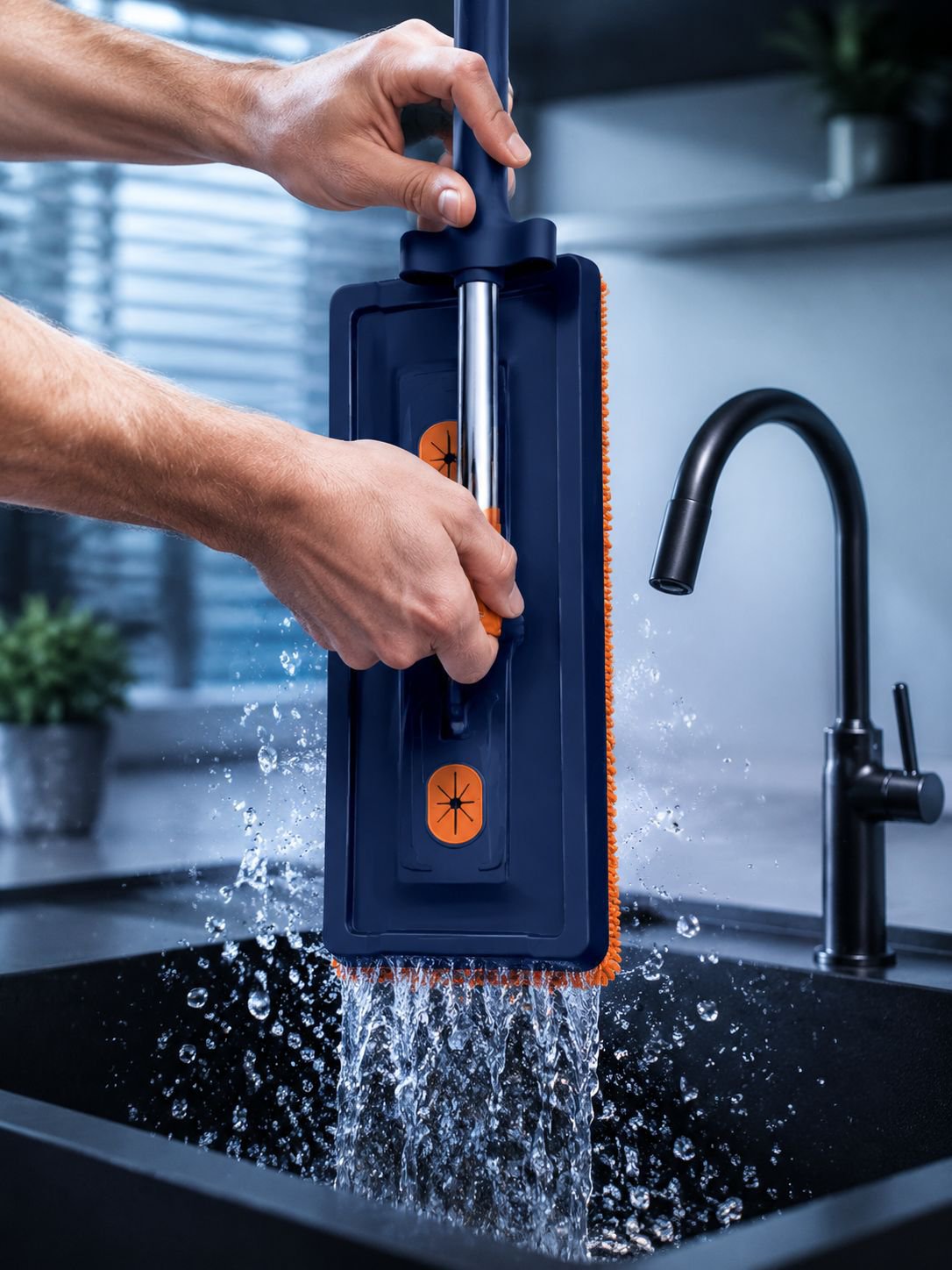 Easy-to-use removable mop for efficient cleaning