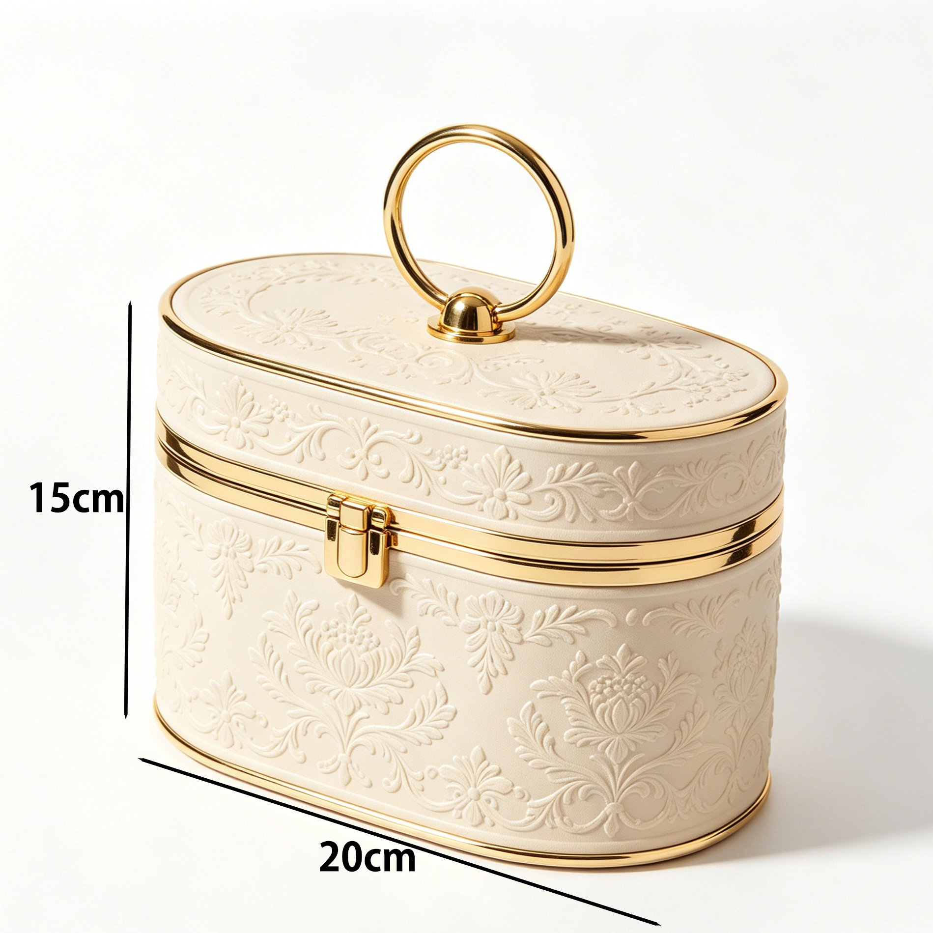 Boîte de maquillage multifonction avec plusieurs compartiments