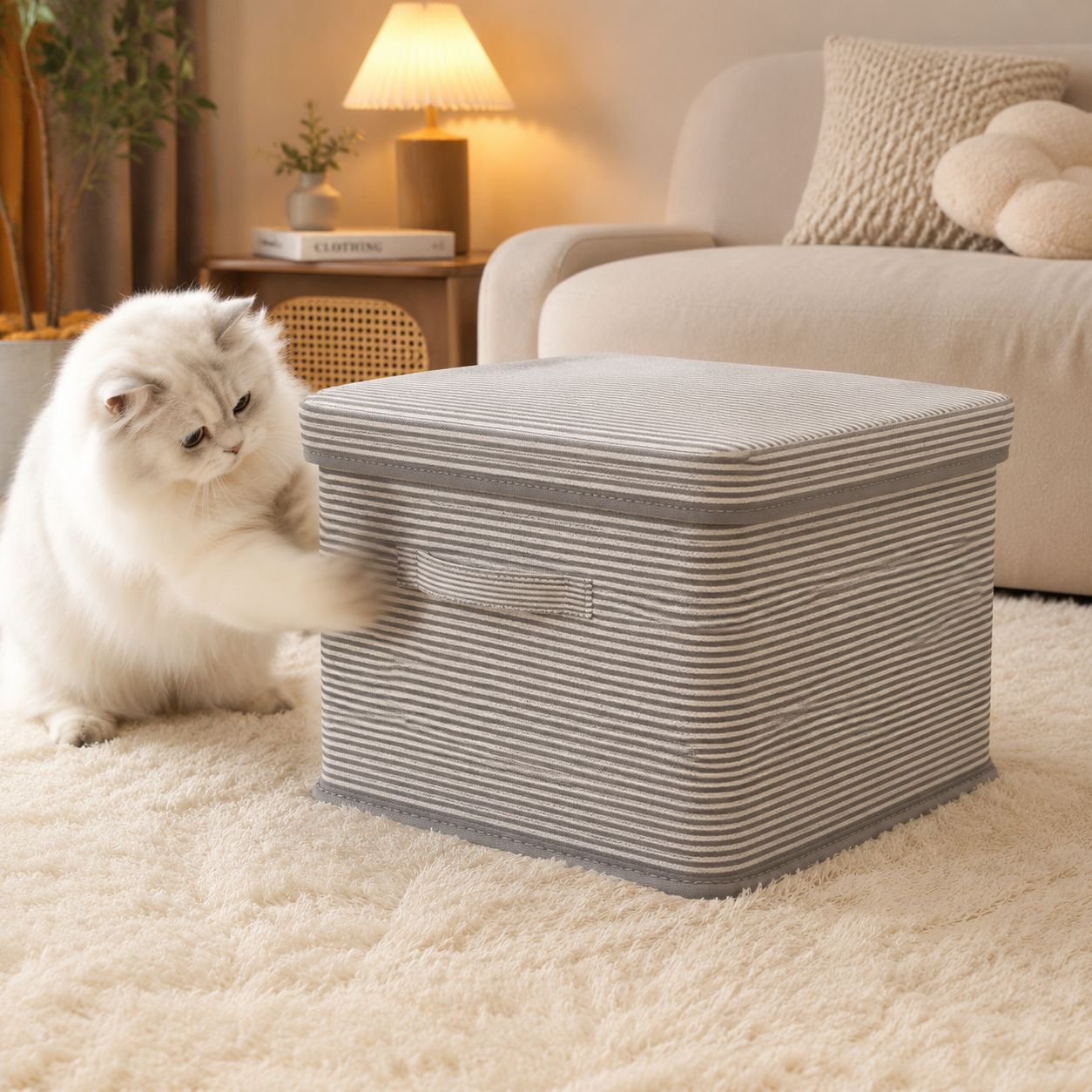 Haushalt Aufbewahrungsbox mit robustem Deckel