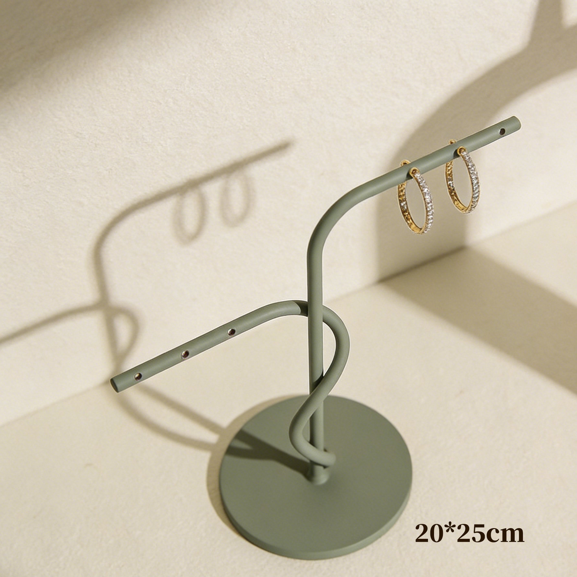 耳環項鍊收納架飾品擺放示意