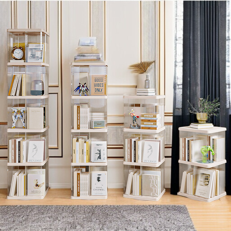 대용량 다층 회전 책장 전체 모습