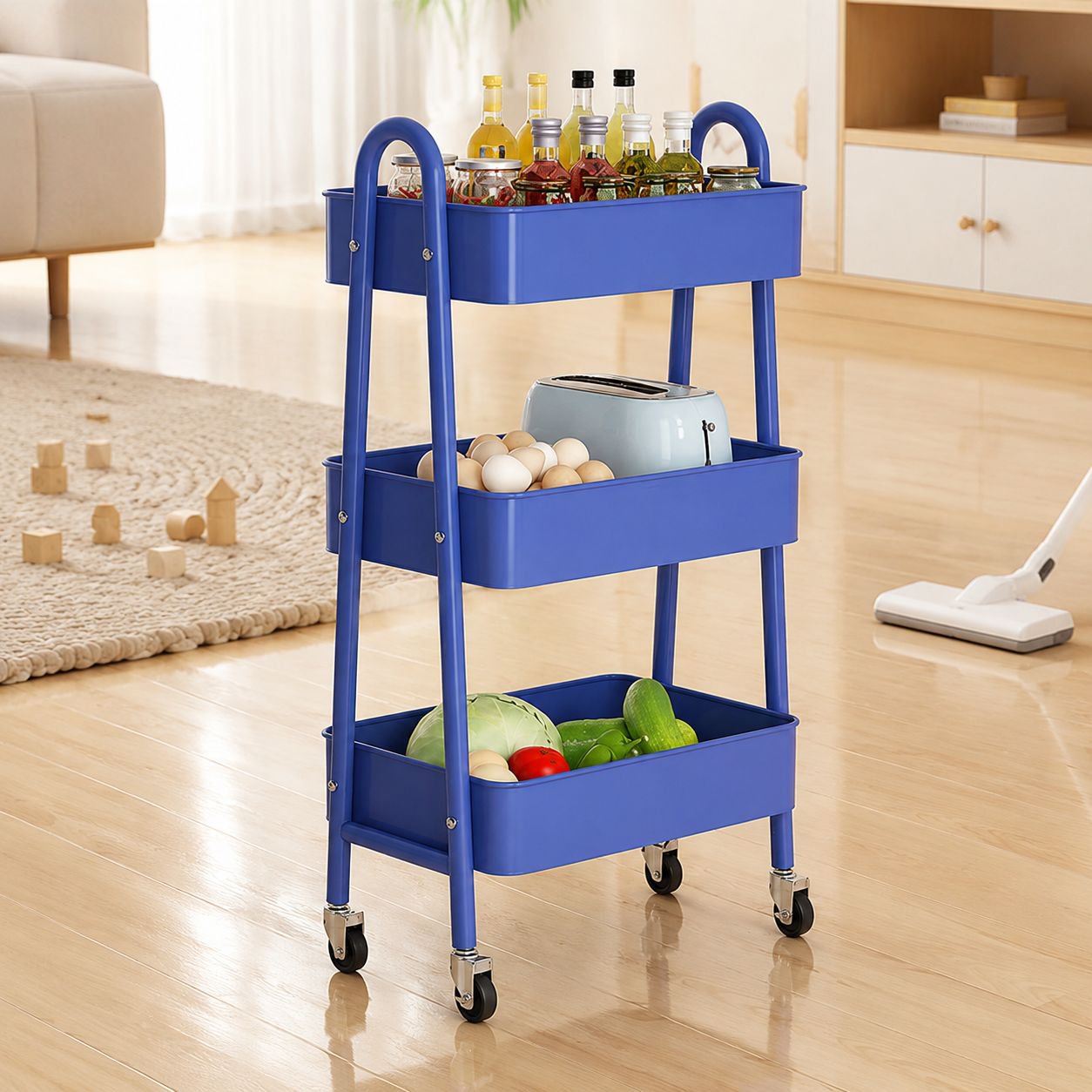 Estante multiusos extraíble para cocina, baño y dormitorio