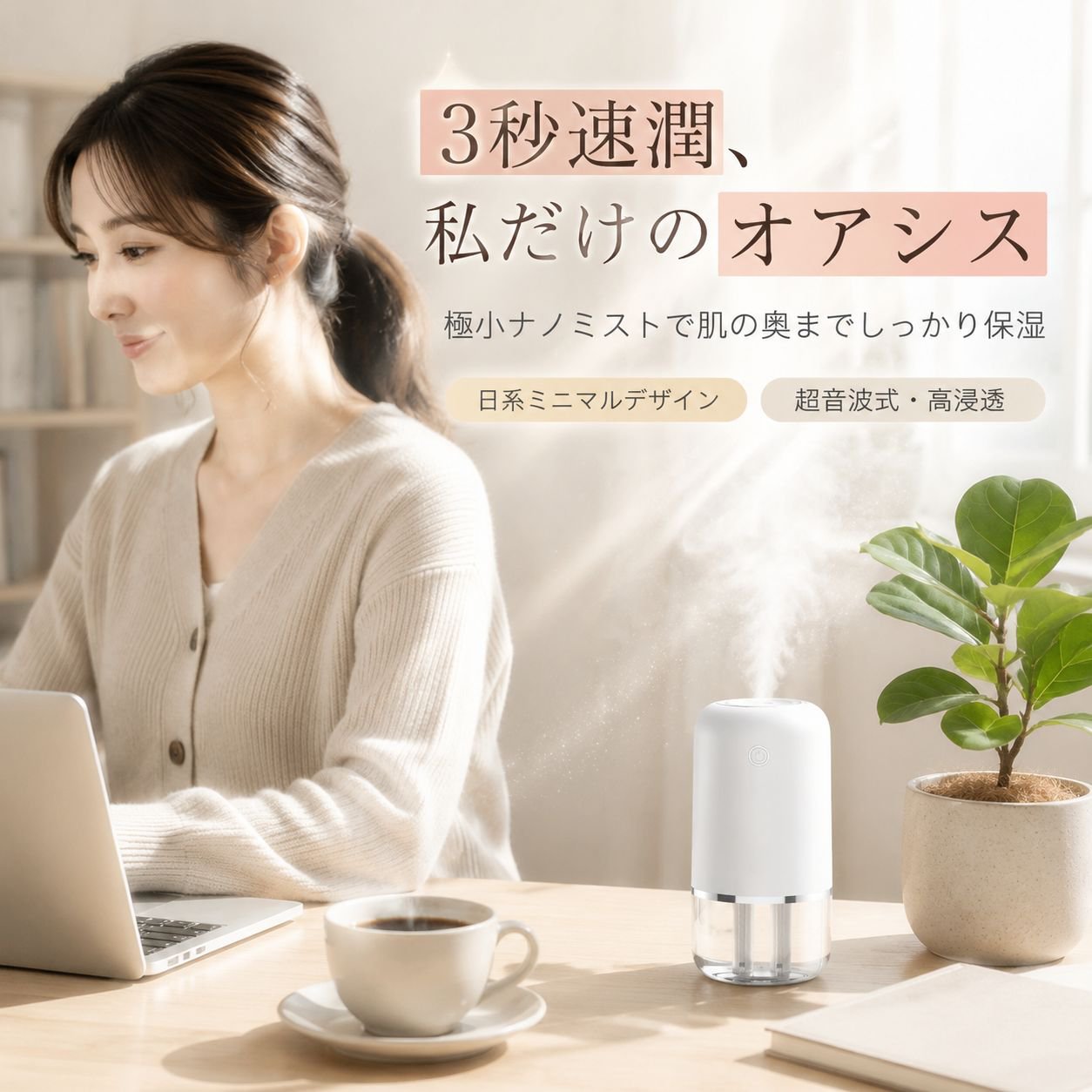 ポータブルUSBアロマディフューザー