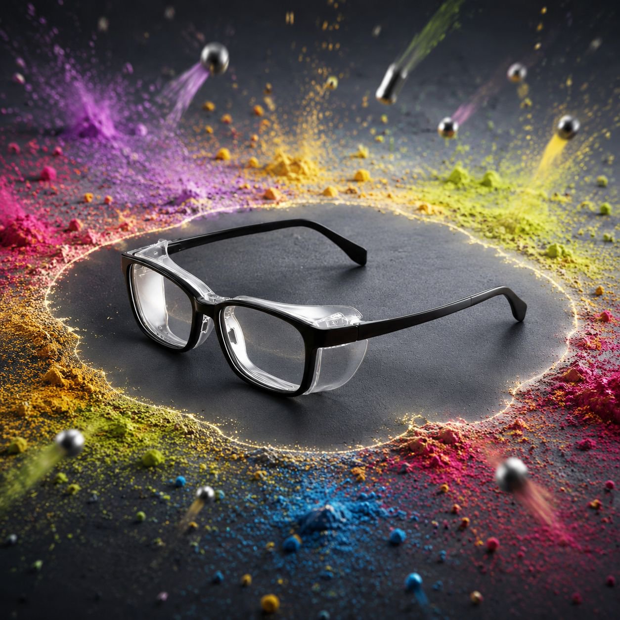 Ultraleichte TR90-Postoperationsbrille mit Wind- und Pollenschutz
