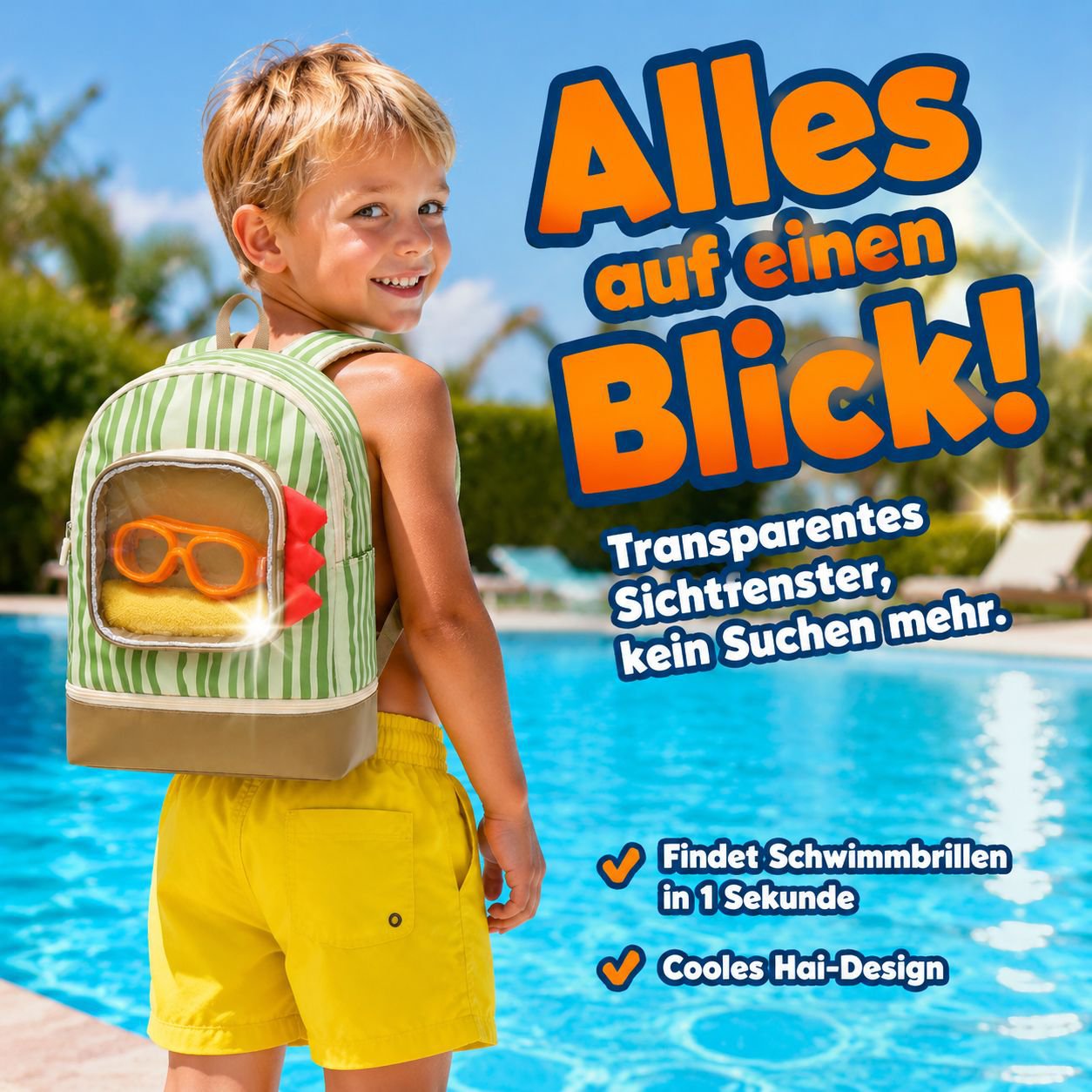 Wasserfeste Aufbewahrungstasche mit Nass-Trocken-Trennung