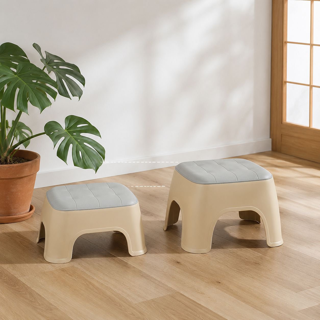 靴交換用ホームベンチとしての利用例