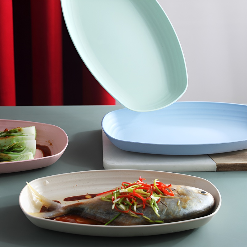 麦わらサラダプレート