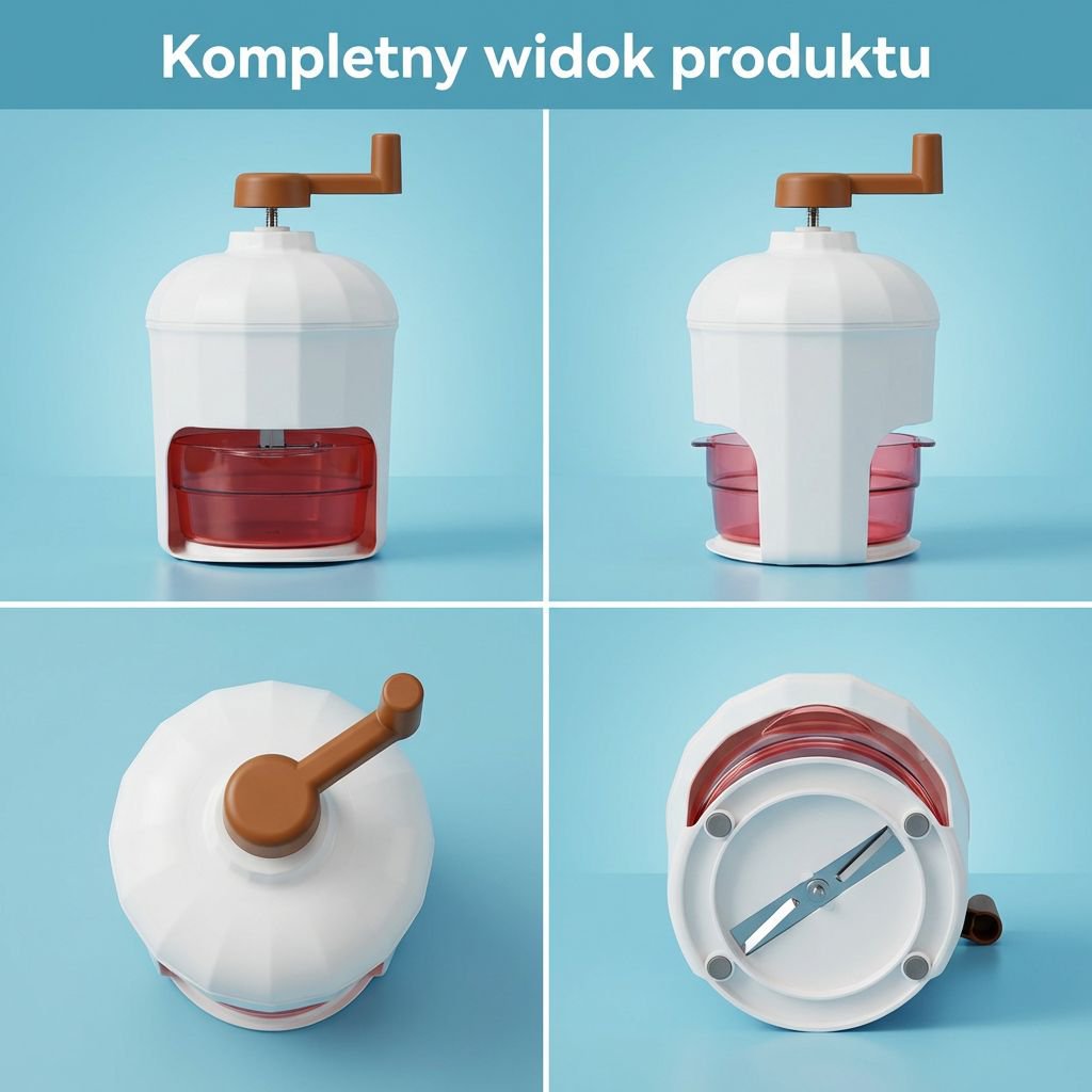 Ręczna maszynka do lodu