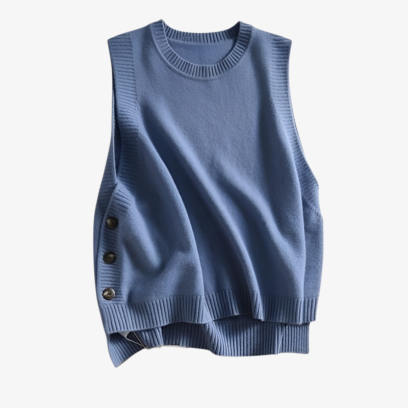 春秋にぴったりのレディースニットベスト