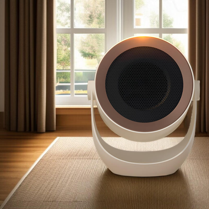 新しいデスクトップヒーターの正面画像