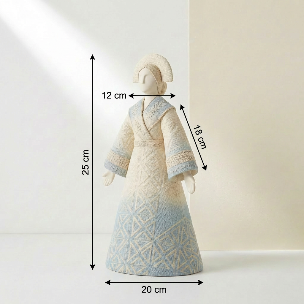 Muñeca de tela para decoración de interiores