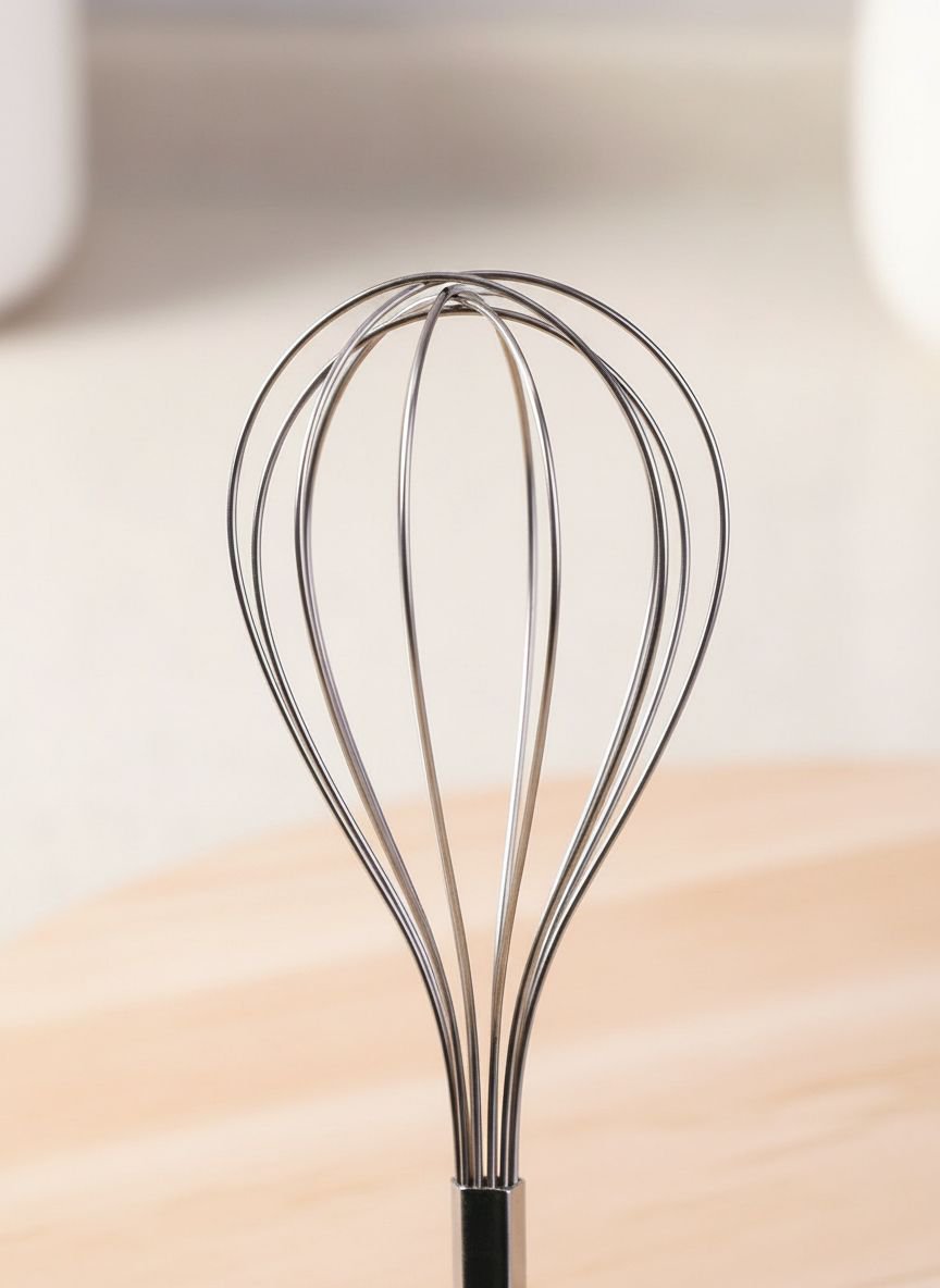 Durable stainless steel butter whipper components