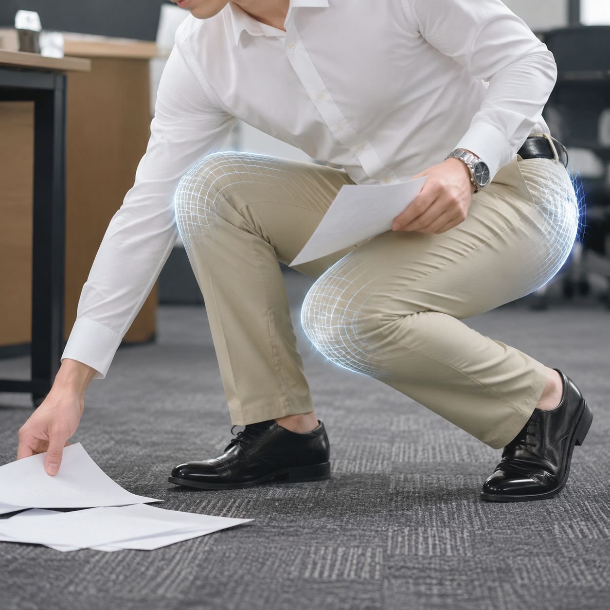 夏用薄手メンズドレスパンツ、ゆったりストレートレッグ、しわになりにくく、通気性に優れ、ドレープ感のあるビジネスカジュアルパンツ