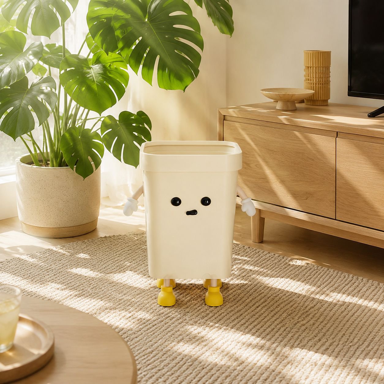 オフィスにぴったりなクリエイティブゴミ箱