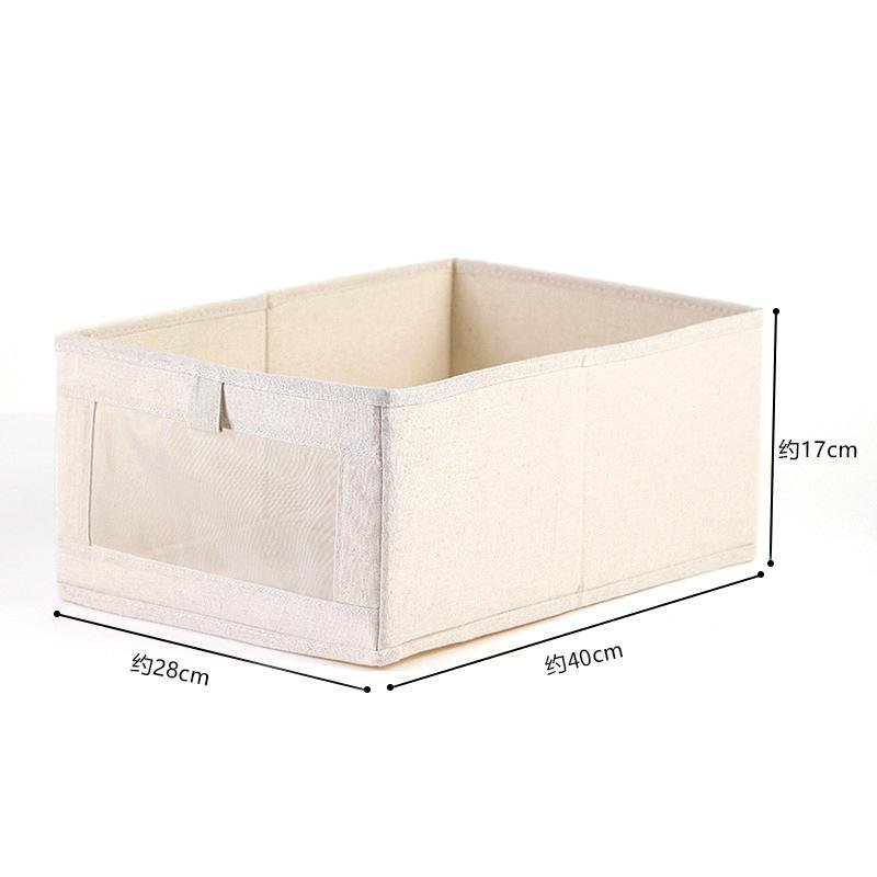 Clothing storage cotton and linen box