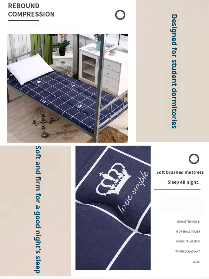 Colchoneta gruesa plegable para estudiantes, uso en suelo