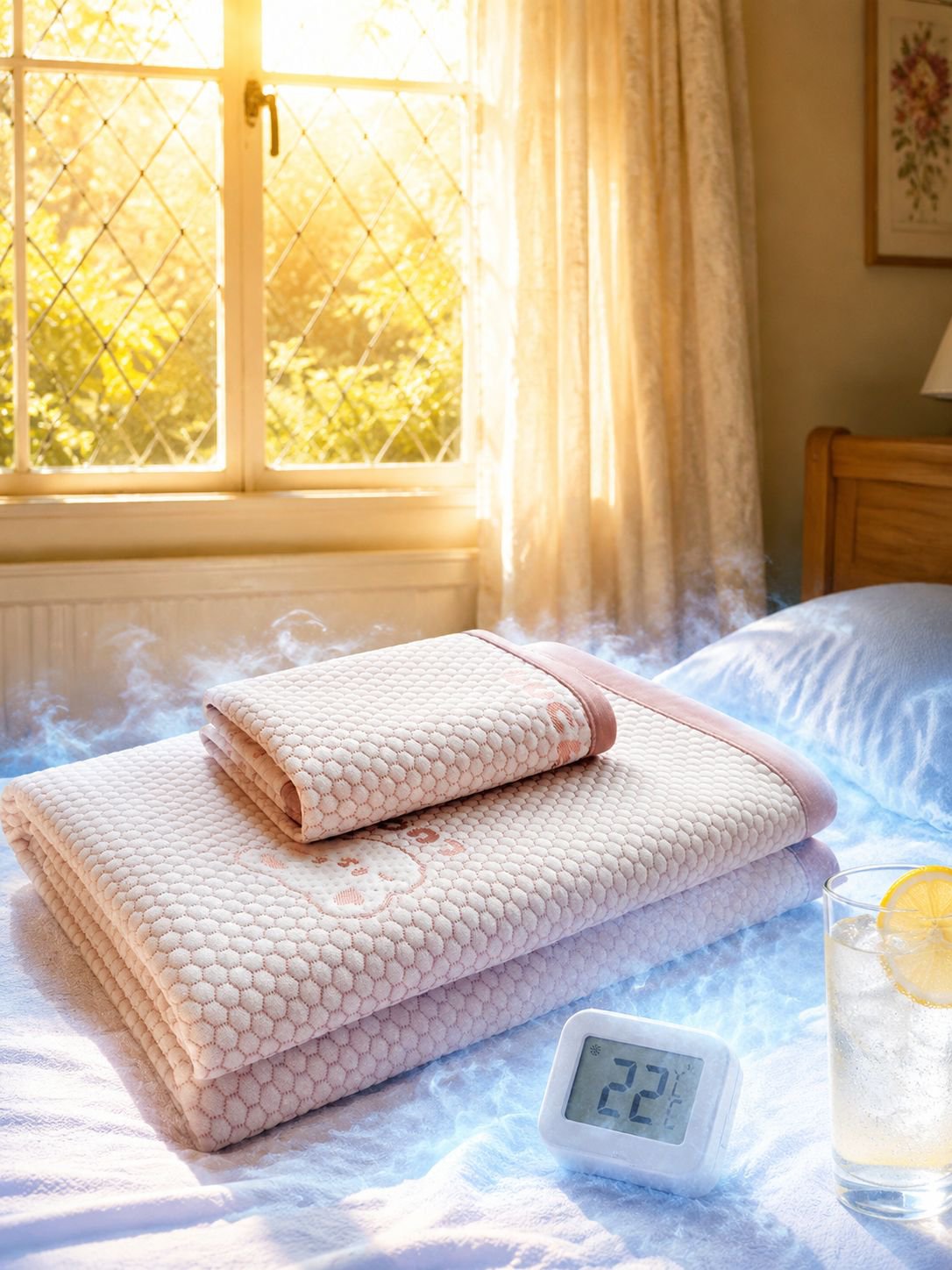 Breathable and soft summer bedding mat