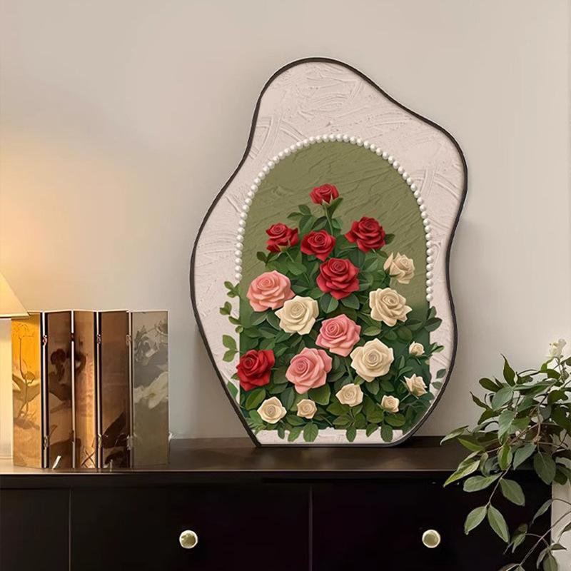 ロマンチックなパールローズ工芸品