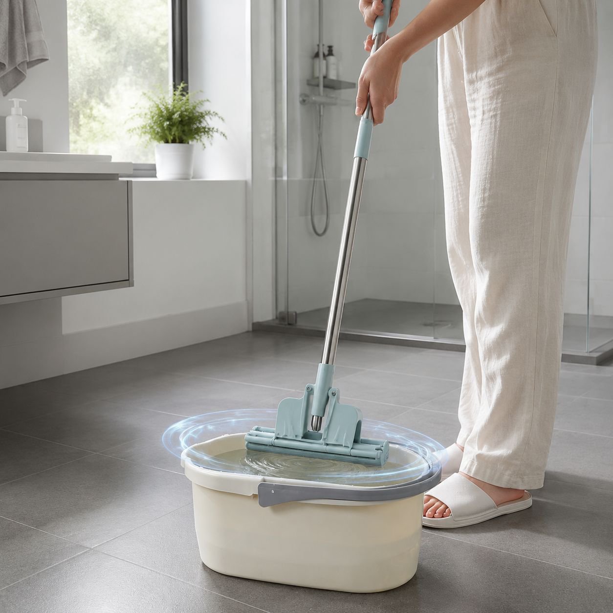 Verdickter tragbarer Moppeimer