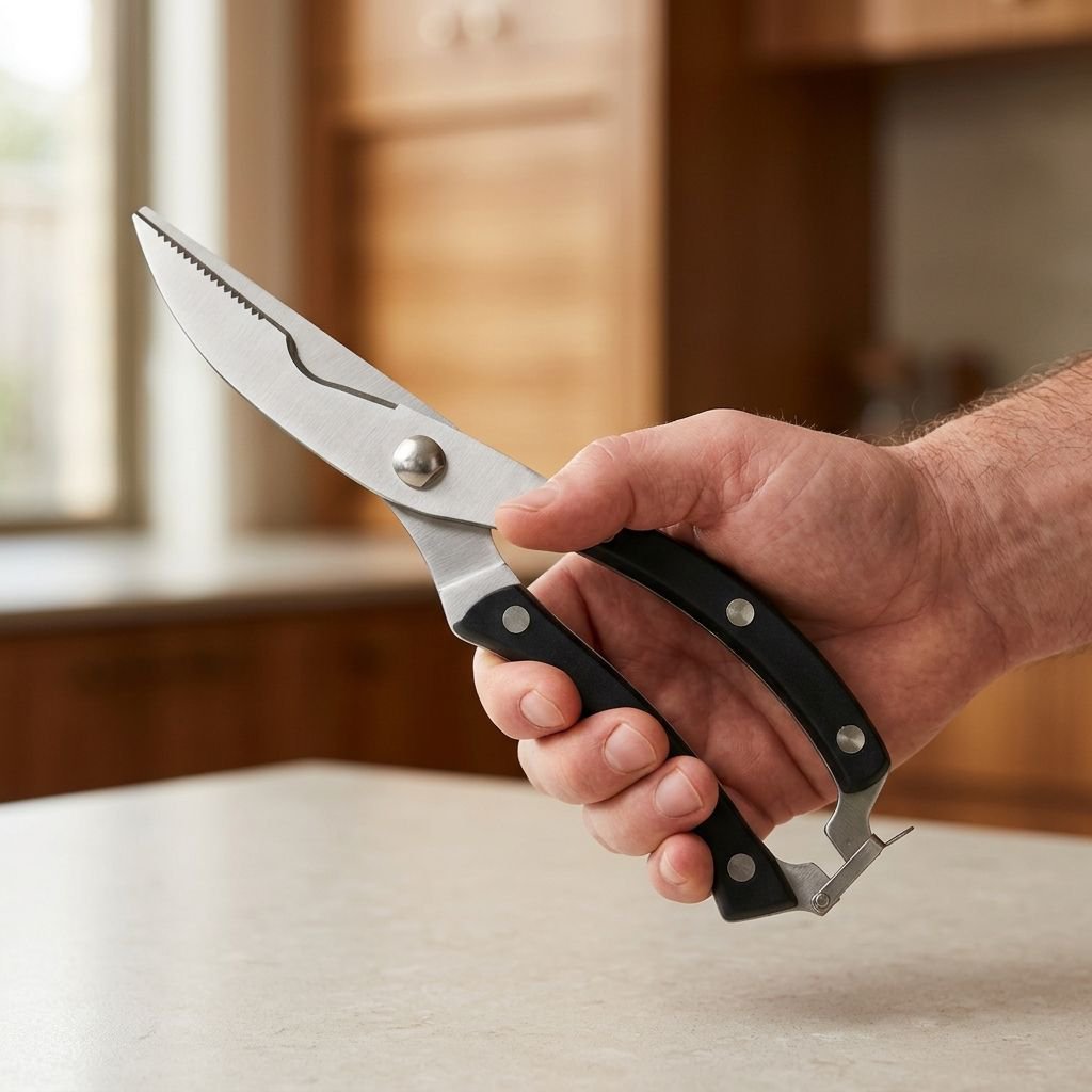 Stainless steel chicken bone scissors for kitchen
