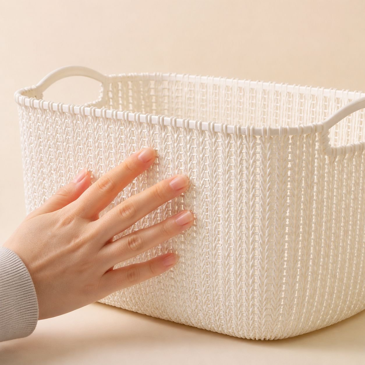 Bathroom Organizer Bin for Laundry and Storage