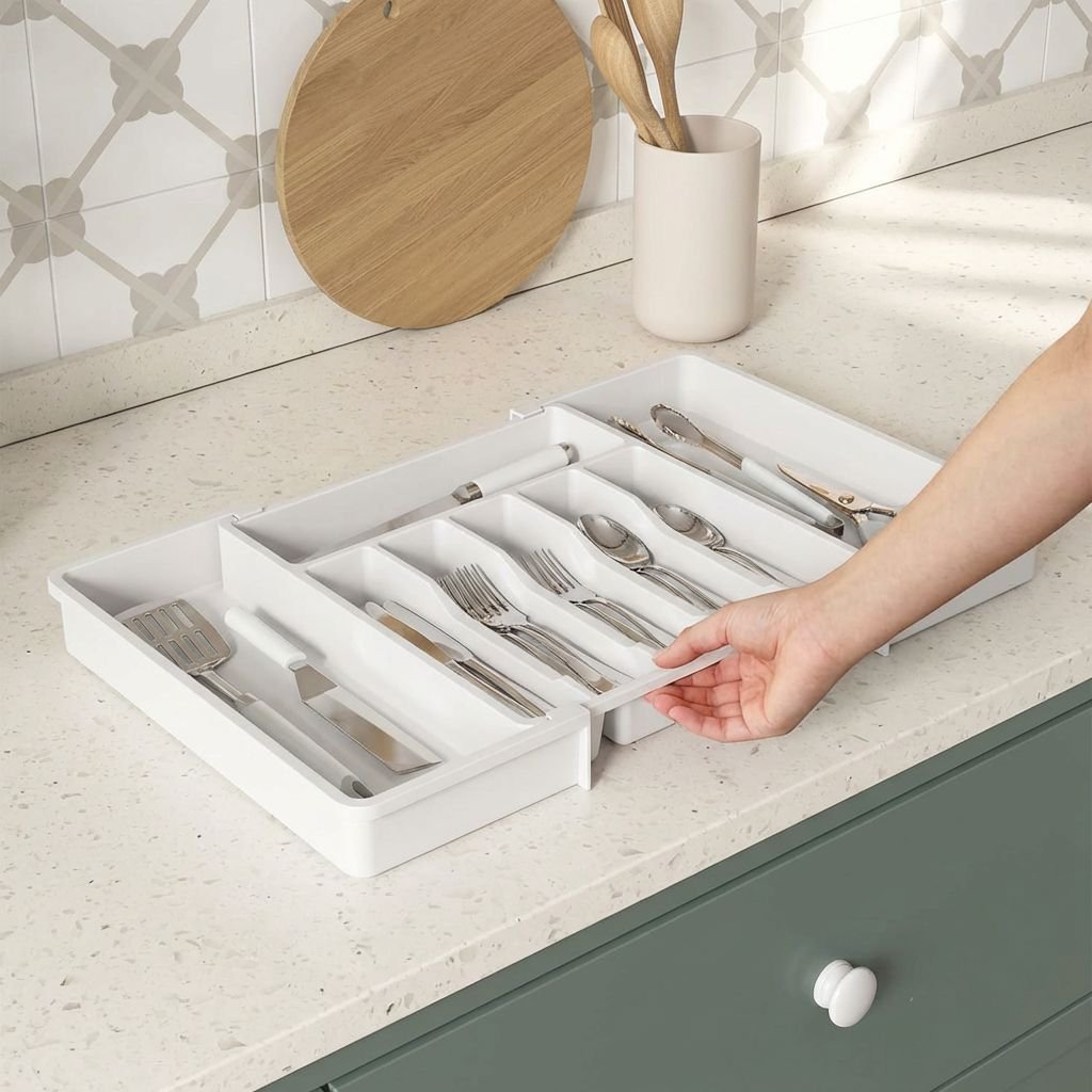 ที่จัดเก็บช้อนส้อมแบบลิ้นชักคุณภาพสูง