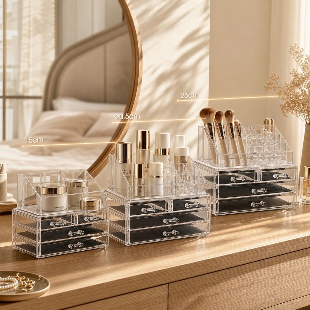 All-in-one makeup storage solution