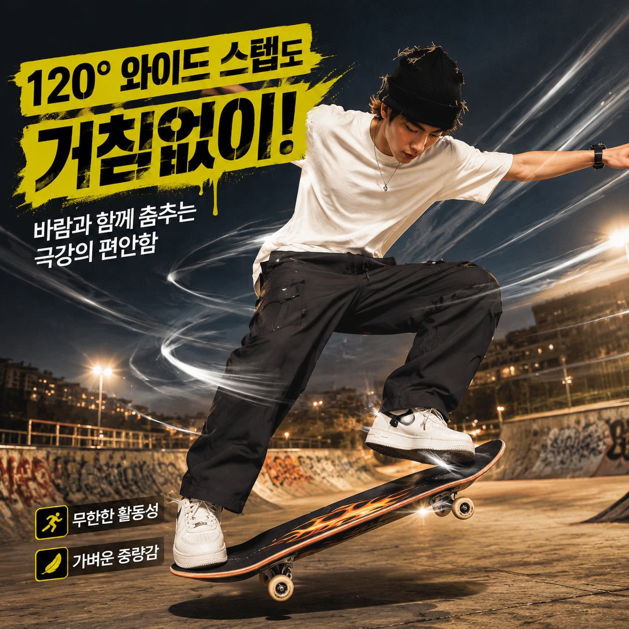 남성용 아이스 실크 여름 와이드 스트레이트 캐주얼 바지