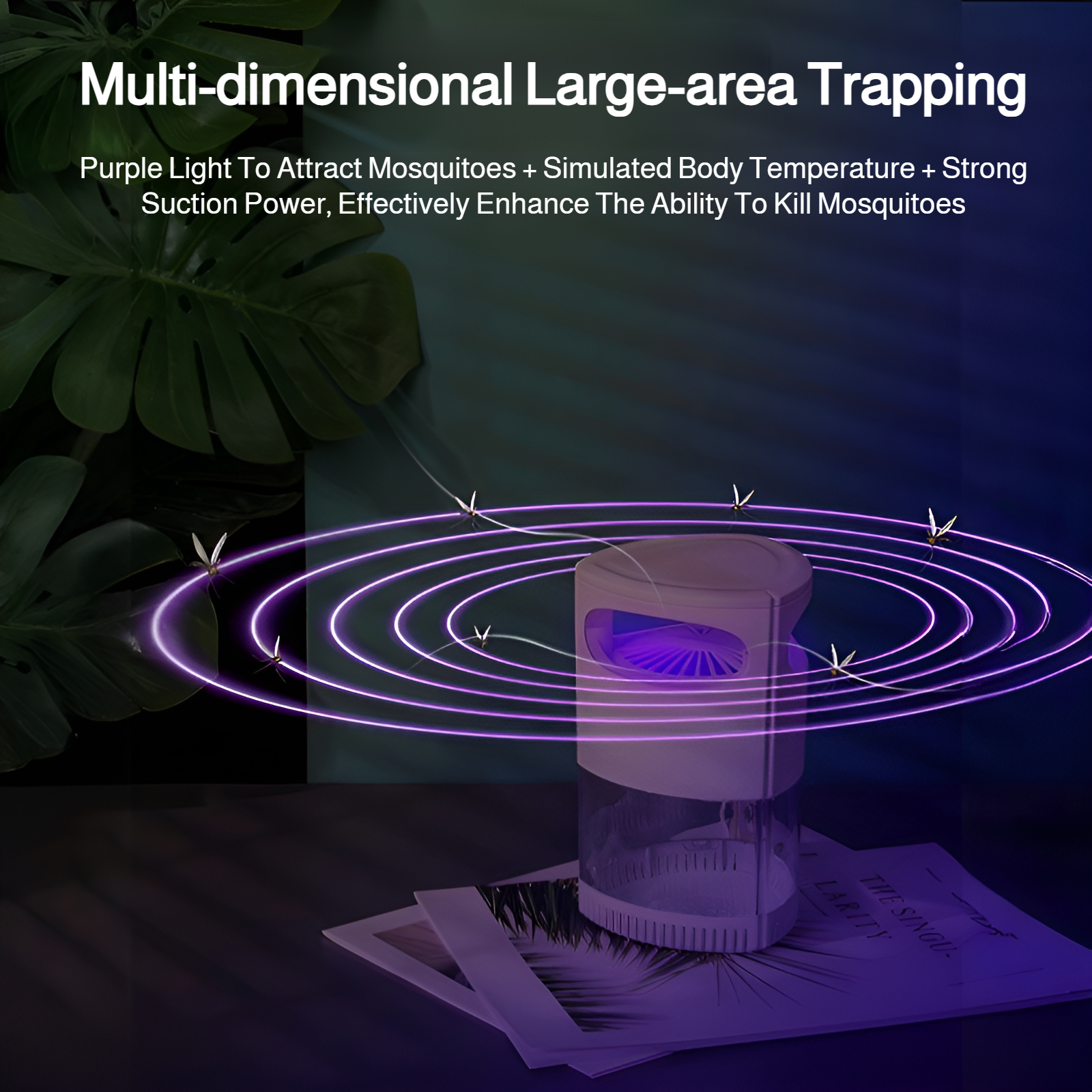 New household electric shock mosquito killer photocatalyst mosquito repellent lamp creative mosquito