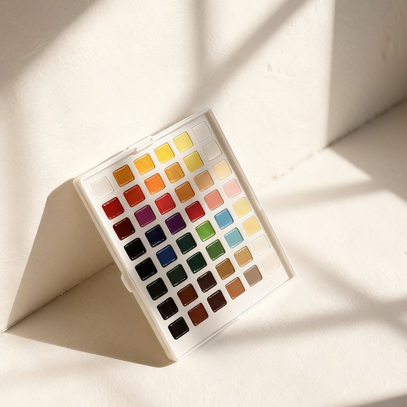 48色アクリル絵具セット（2箱入り）