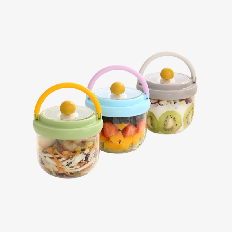 과일샐러드 보관에 적합한 원형 플라스틱 컵