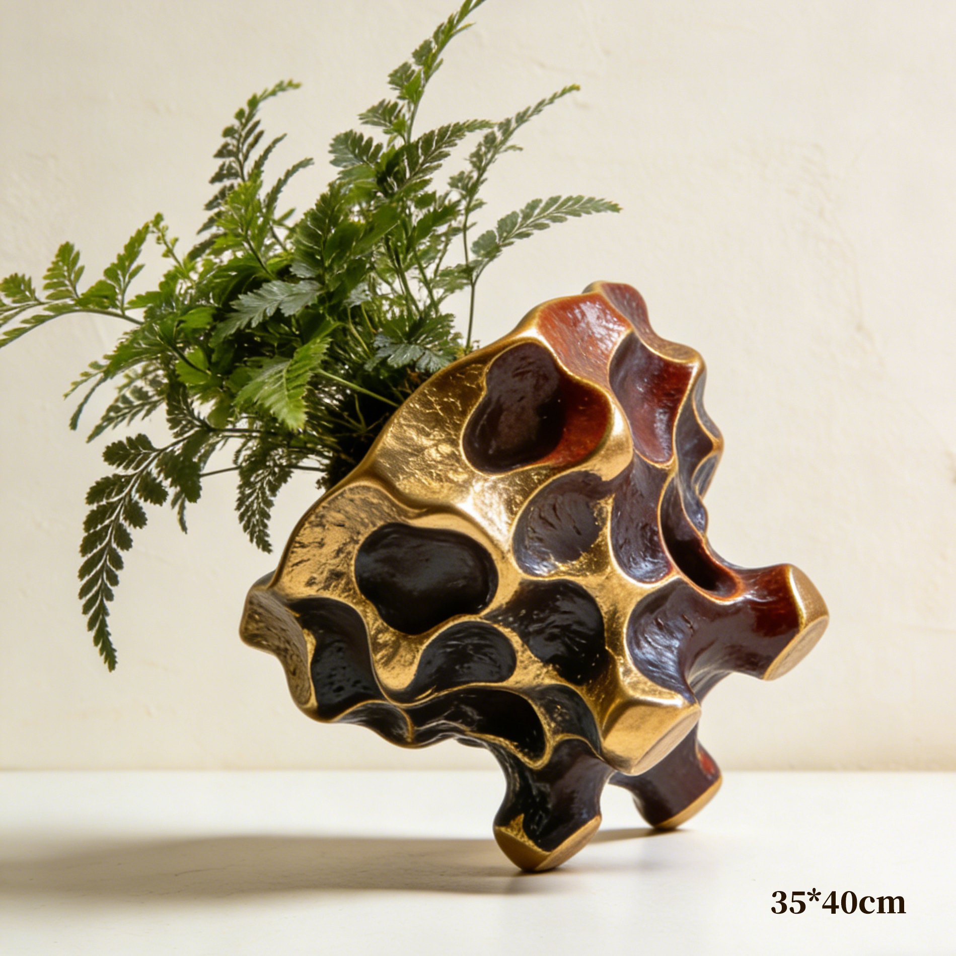 現代風格創意造型花盆擺設效果