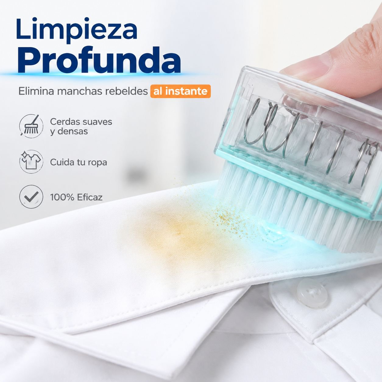 Nuevo estuche de jabón espumoso integrado con cepillo