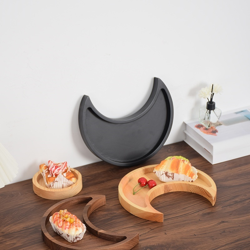 ラマダン木製ムーントレイ