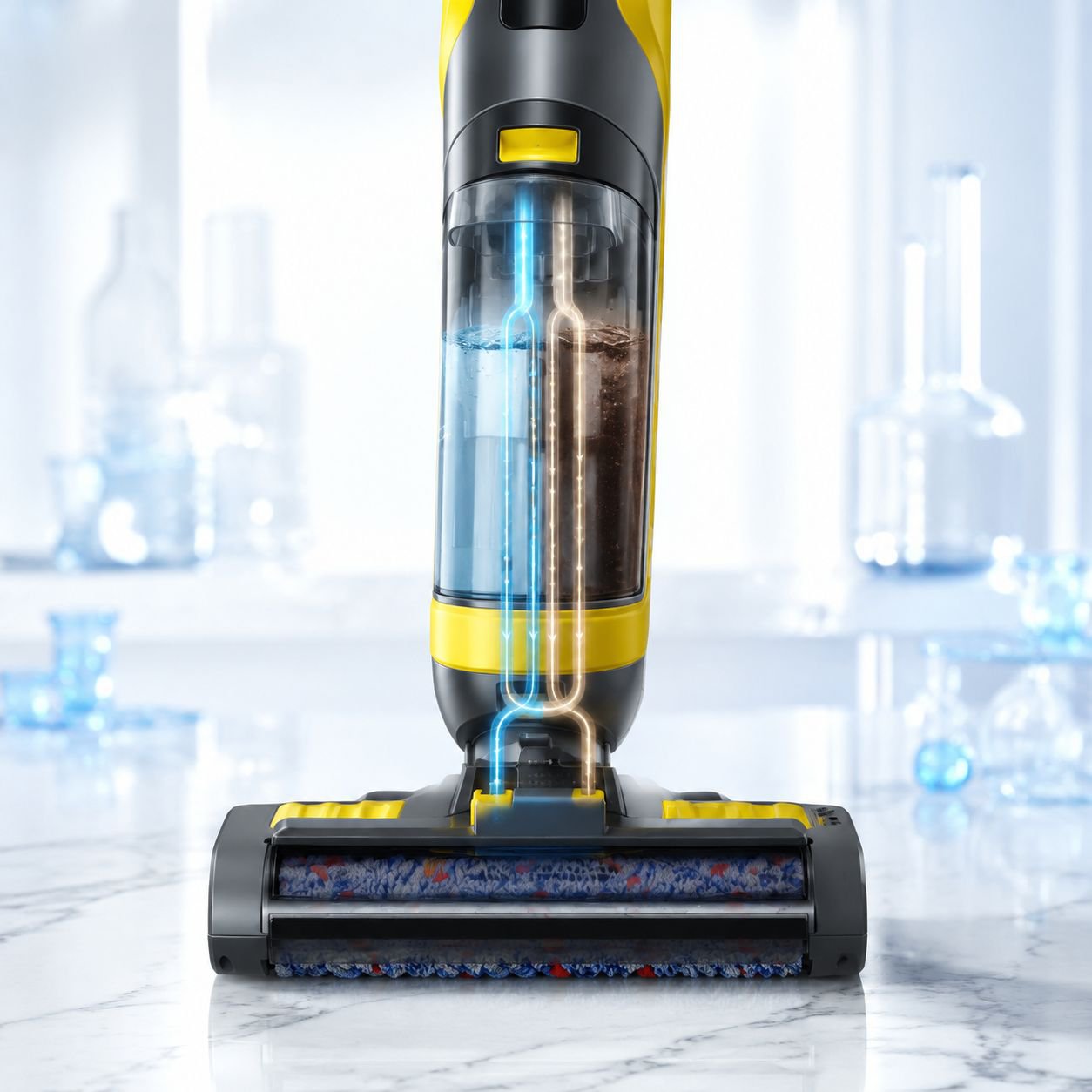 Lightweight handheld vacuum cleaning sofa upholstery