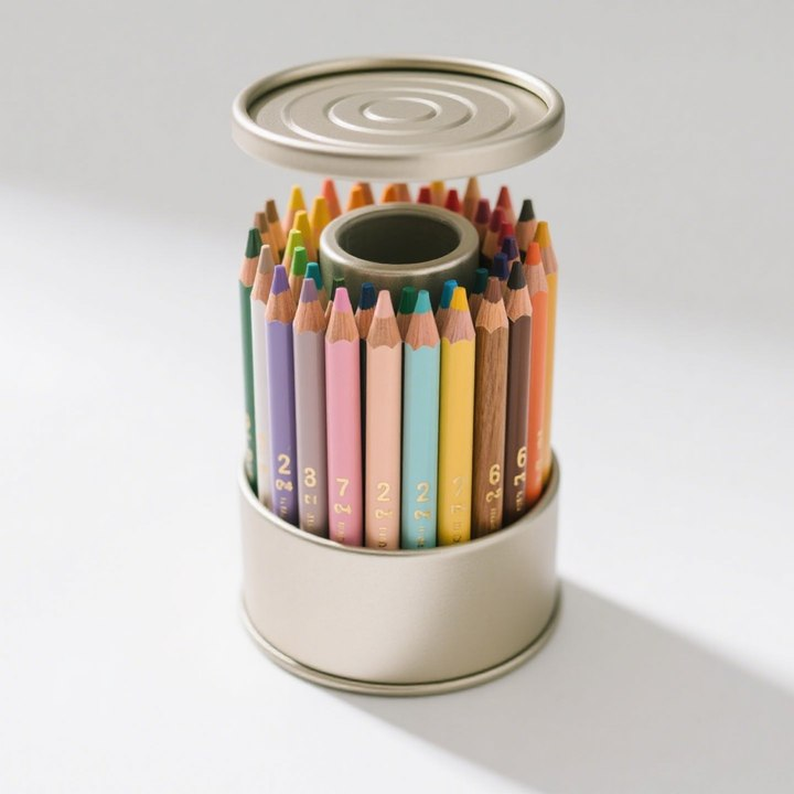 Sada olejových barevných tužek pro děti s kreslenými motivy