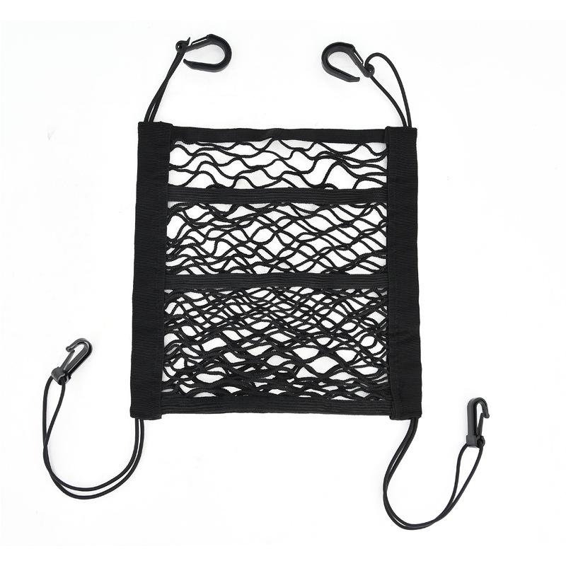 Car seat storage elastic mesh bag