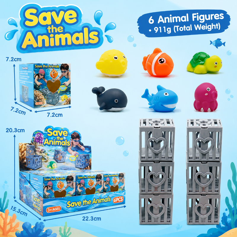 Ocean explorer toy set for supervised swimming