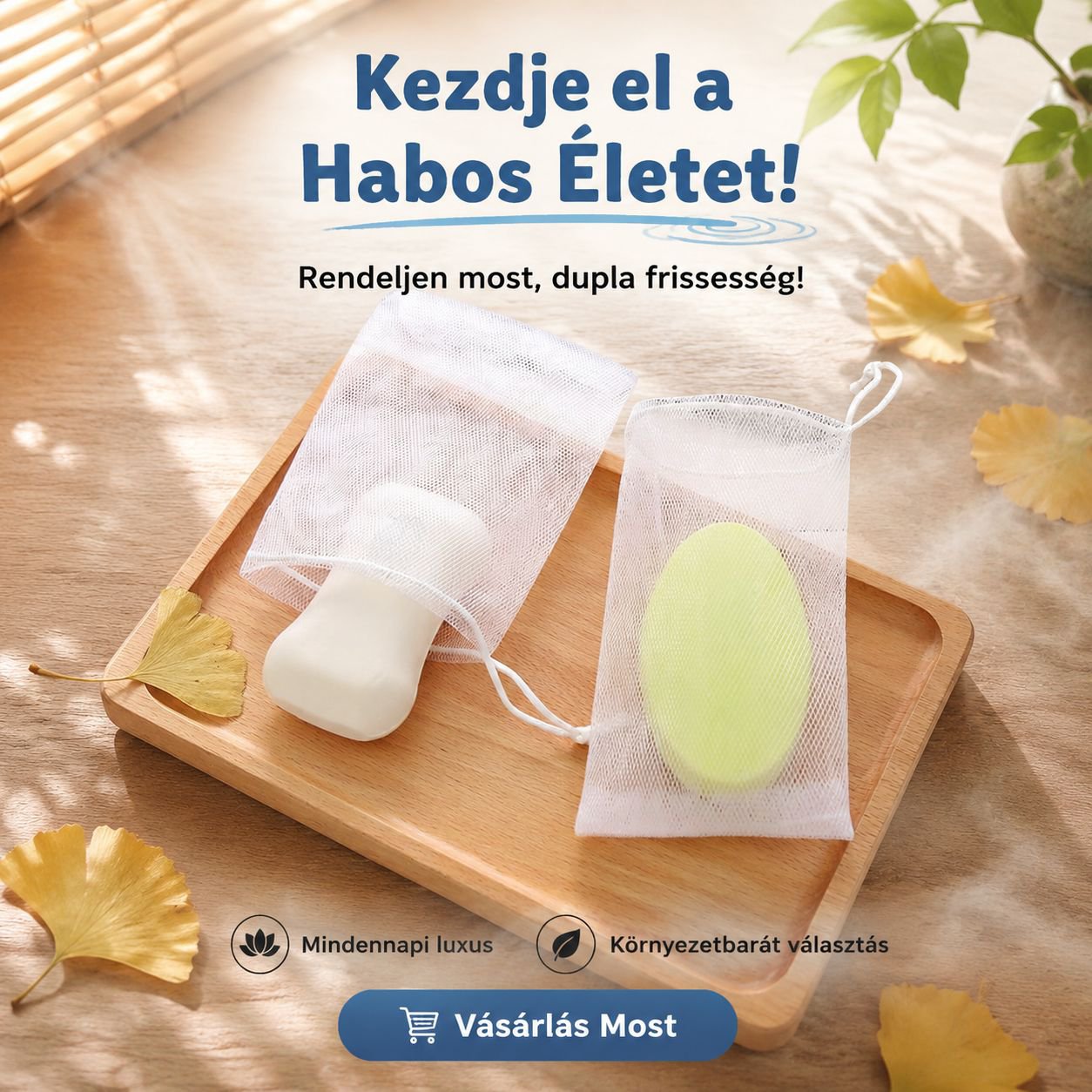 Habképző háló arctisztítóhoz