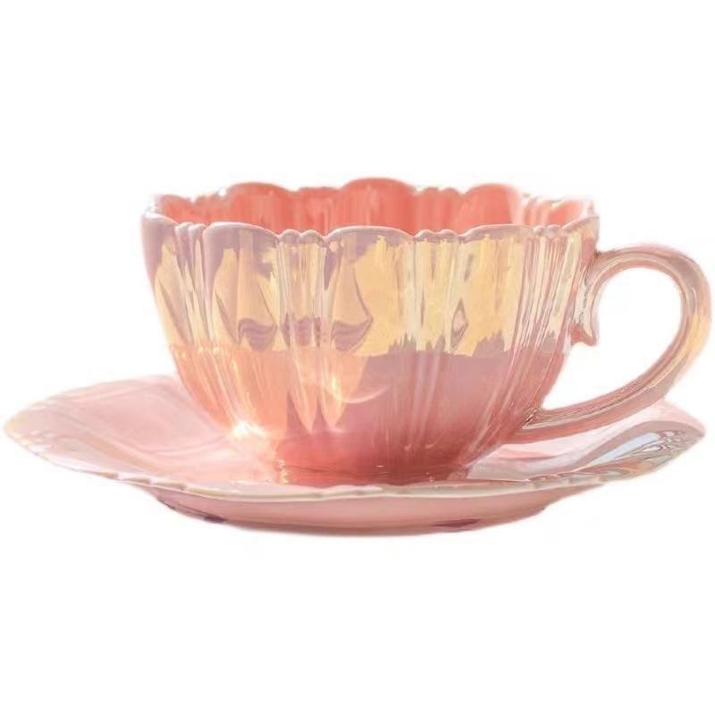花瓣咖啡杯碟套裝