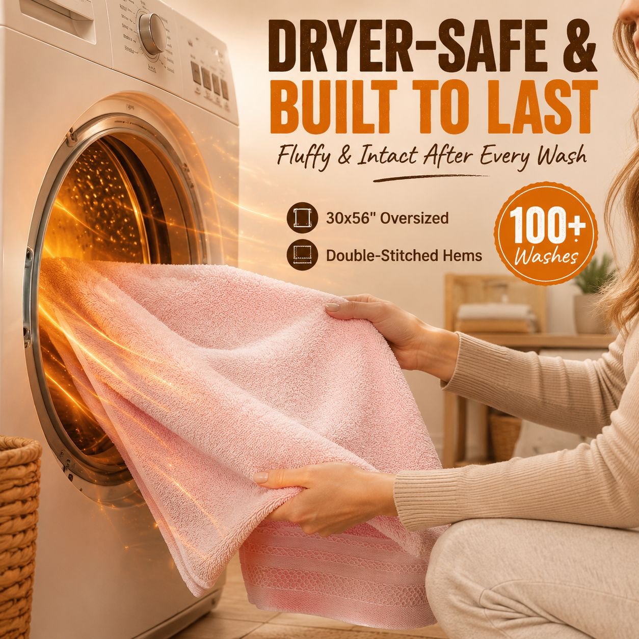 Antibacterial Soft Absorbent Lint-Free Pure Cotton Towel
