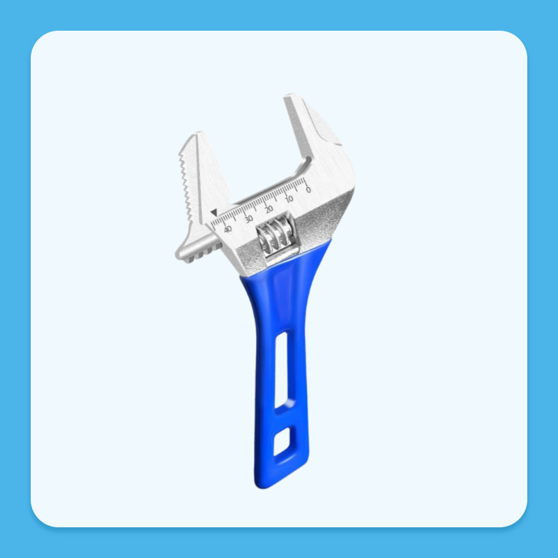 Krátká nastavitelná klíč na koupelnu, extra tenký