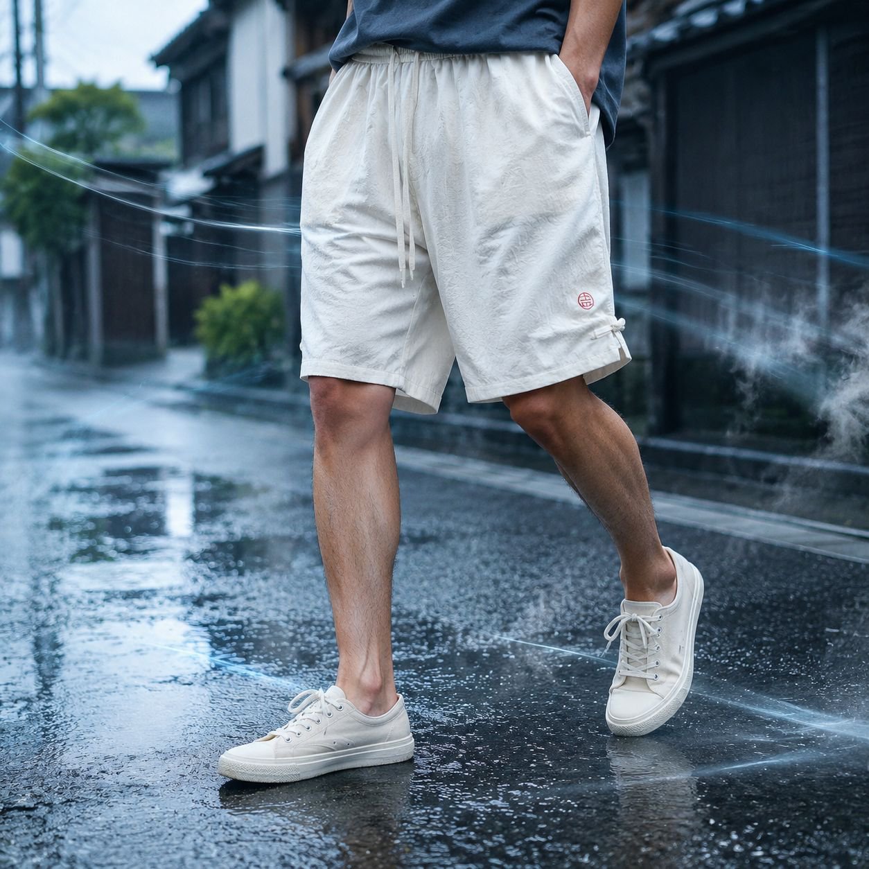 夏におすすめのワイドシルエットハーフパンツ