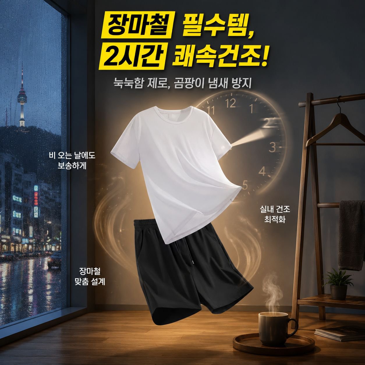 야외 통기성 얇은 남성 반팔 반바지 운동 세트