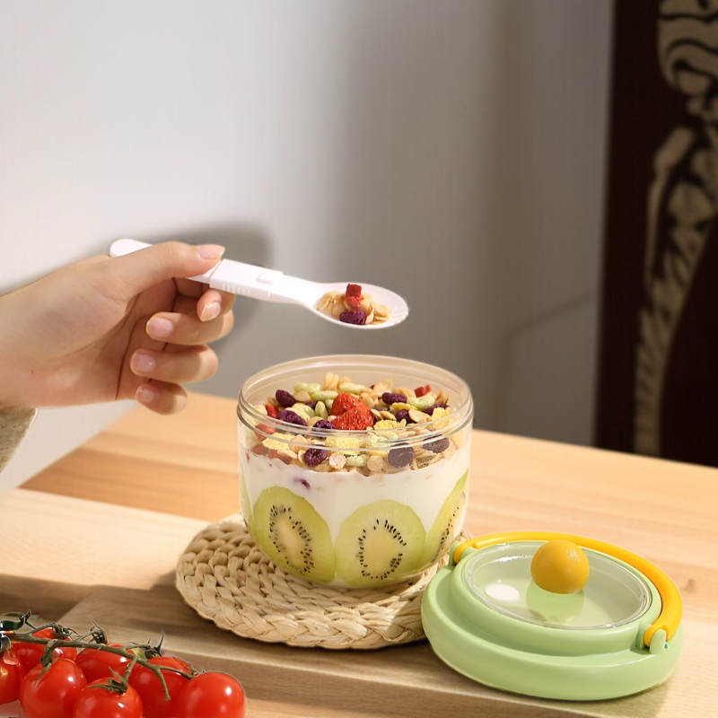 누수방지 기능이 있는 플라스틱 원형수납컵